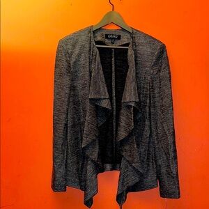 Kasper Gray Open Front Blazer